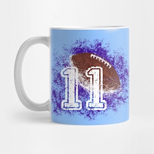 Number Eleven Football Jersey Mug